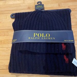 Ralph Lauren Polo Hat & Scarf